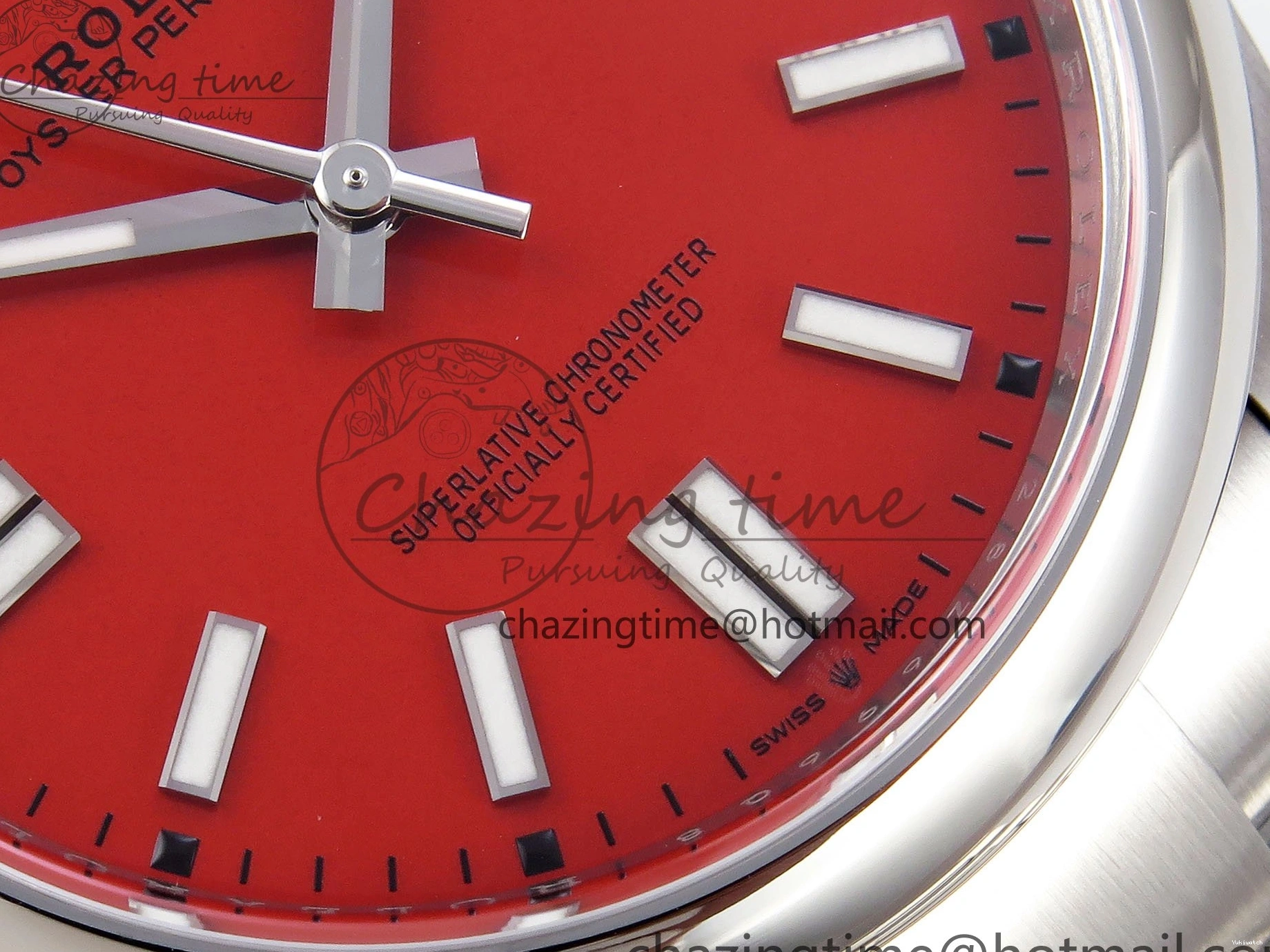 Edition Best 126000 41mm Steel Perpetual 1:1 904L VR3230 Red Clean Oyster Dial 0511